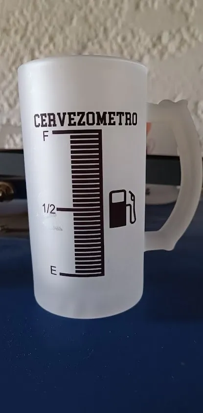 Jarra cervecera esmerilada imagen 2